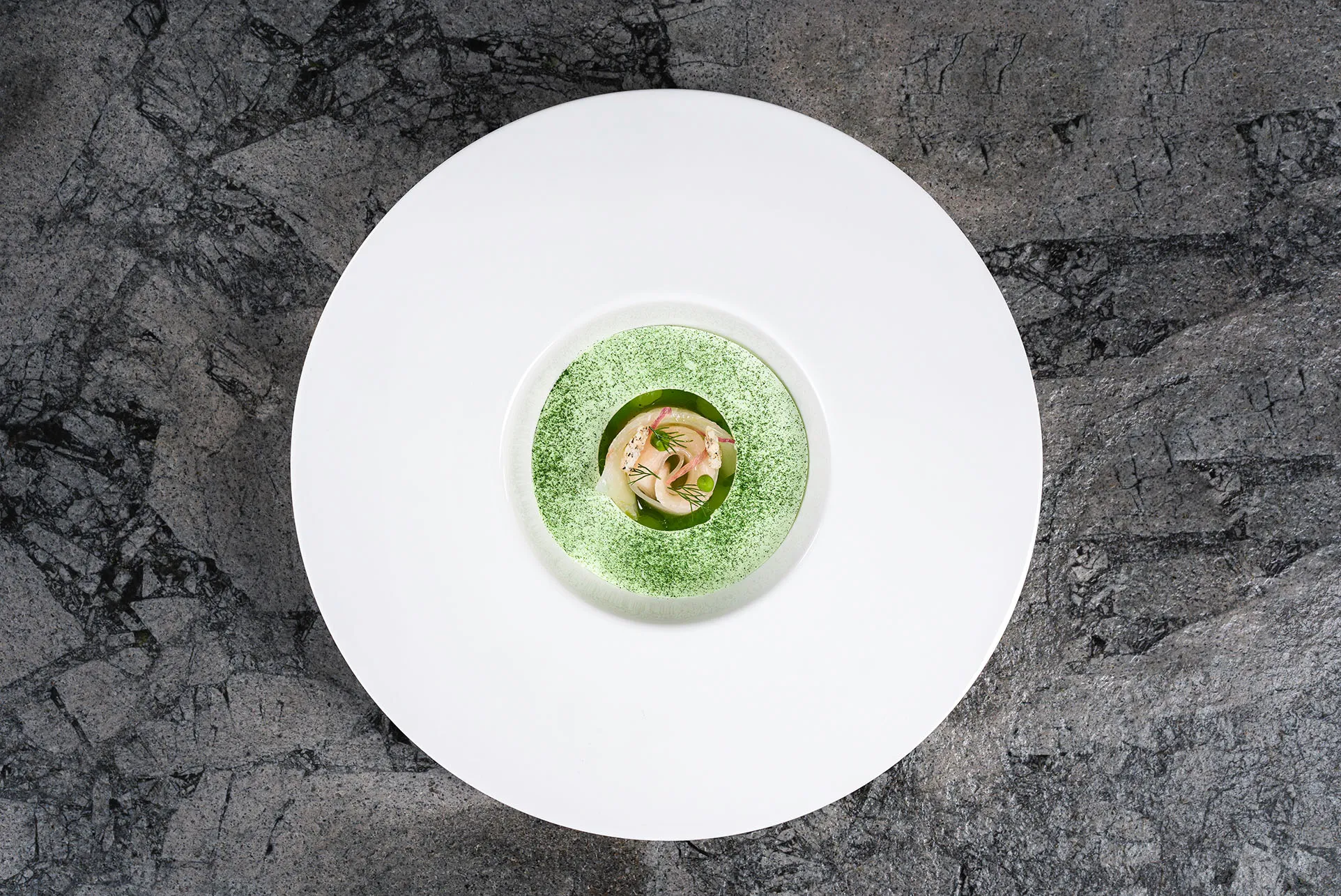 Hamachi, Dill, Gurke